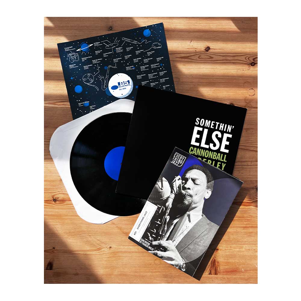 Exclusive Bundle: Cannonball Adderley: Somethin' Else + Posterzine®: Blue Note Records + Limited Edition 12” x 12” print