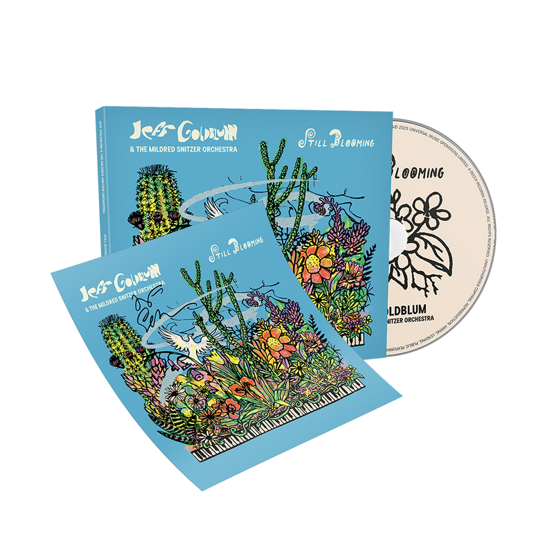 Jeff Goldblum & The Mildred Snitzer Orchestra: Still Blooming - 1CD + Signed 4” x 4” Art Card Bundle