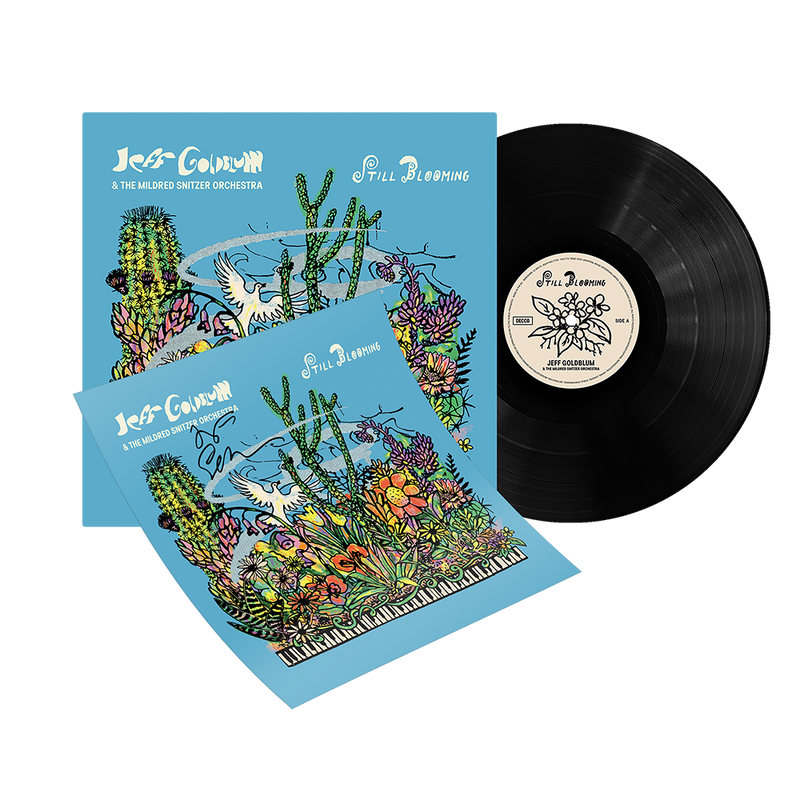 Jeff Goldblum & The Mildred Snitzer Orchestra: Still Blooming - 1LP + Signed 11” x 11” Art Card Bundle