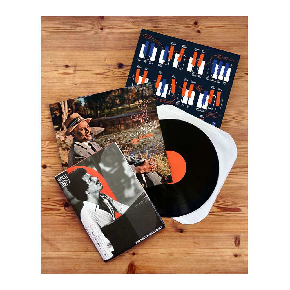 Horace Silver - Song For My Father LP + Everything Jazz Posterzine 02 Piano Issue + History Of Jazz Piano print bundle