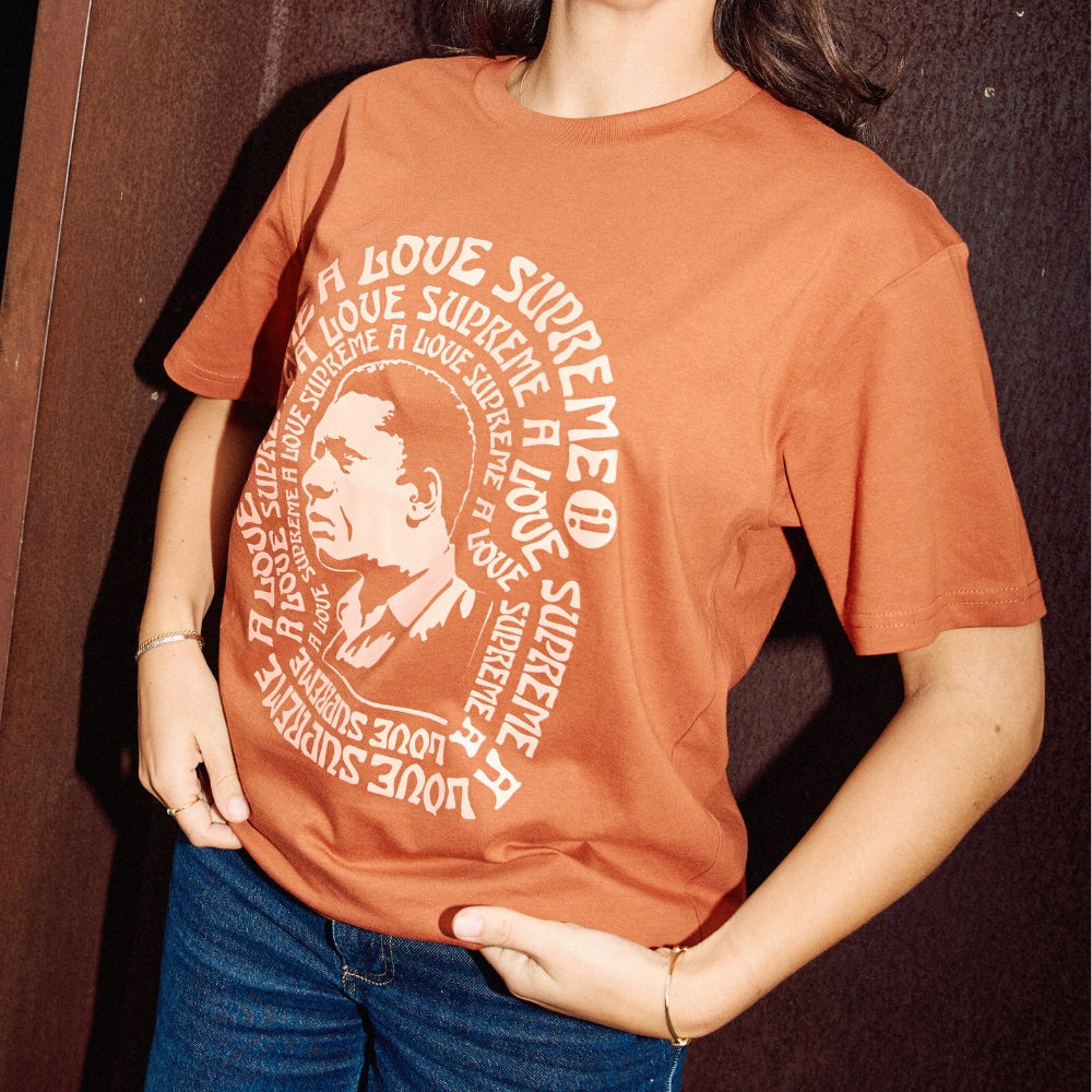 John Coltrane: A Love Supreme Spiral T-Shirt