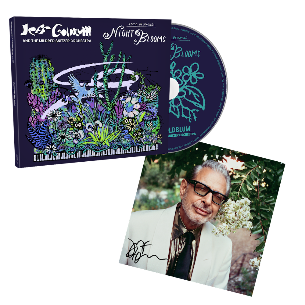 Jeff Goldblum & The Mildred Snitzer Orchestra: Night Blooms 1CD + Signed art card