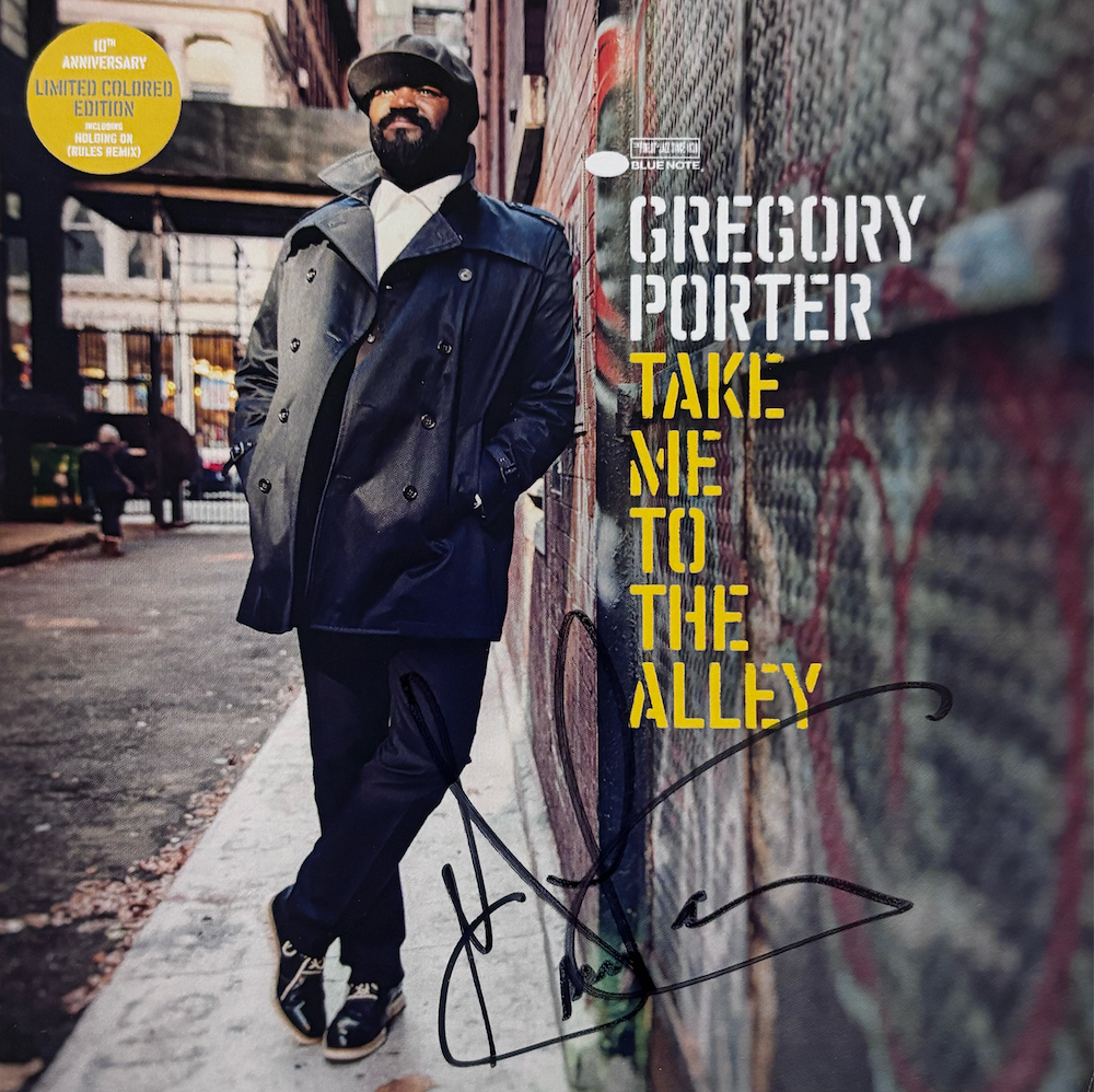 Gregory Porter: Take Me to the Alley - Signed card