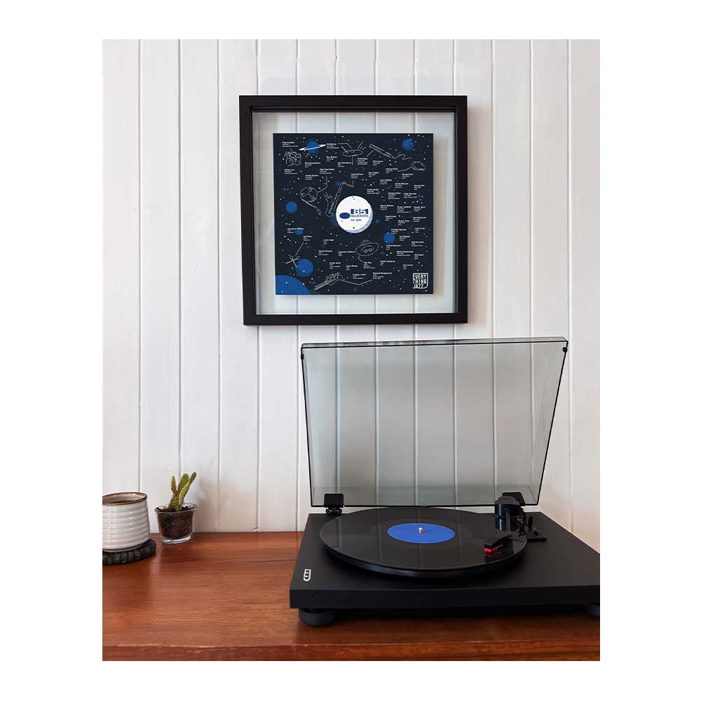 Blue Note Constellation Print framed