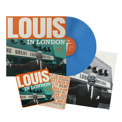 Louis Armstrong - Louis In London (Opaque Sky Blue LP) Bundle