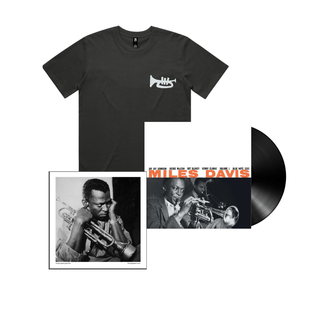 Miles Davis: Volume 1 (Blue Note Classic Vinyl Series) LP + Trumpet T-Shirt + Miles Davis 12" x 12" Print