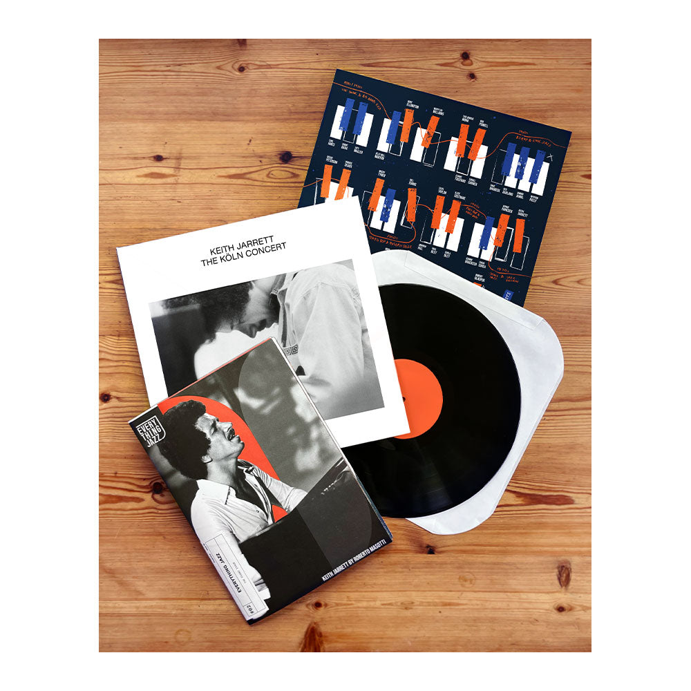 Exclusive Bundle: Keith Jarrett: The Köln Concert + Posterzine®: The Piano Issue + Limited Edition 12” x 12” print