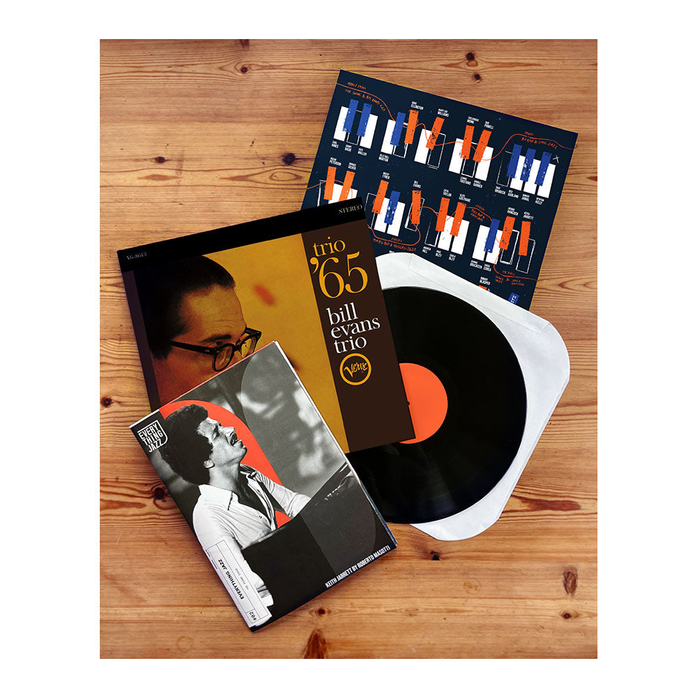 Exclusive Bundle: Bill Evans: Trio '65 + Posterzine®: The Piano Issue + Limited Edition 12” x 12” print
