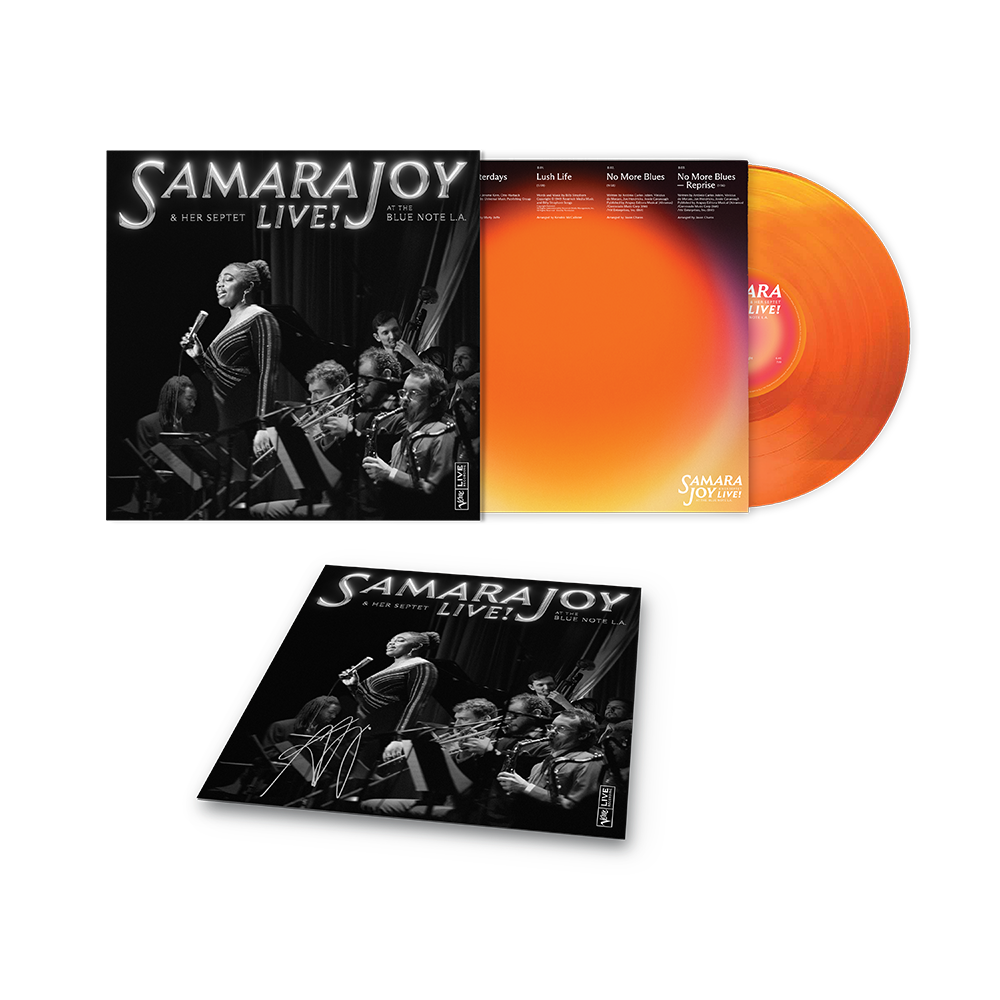 Samara Joy: Live At The Blue Note L.A. (Pumpkin Spice Vinyl) + Signed Art Card
